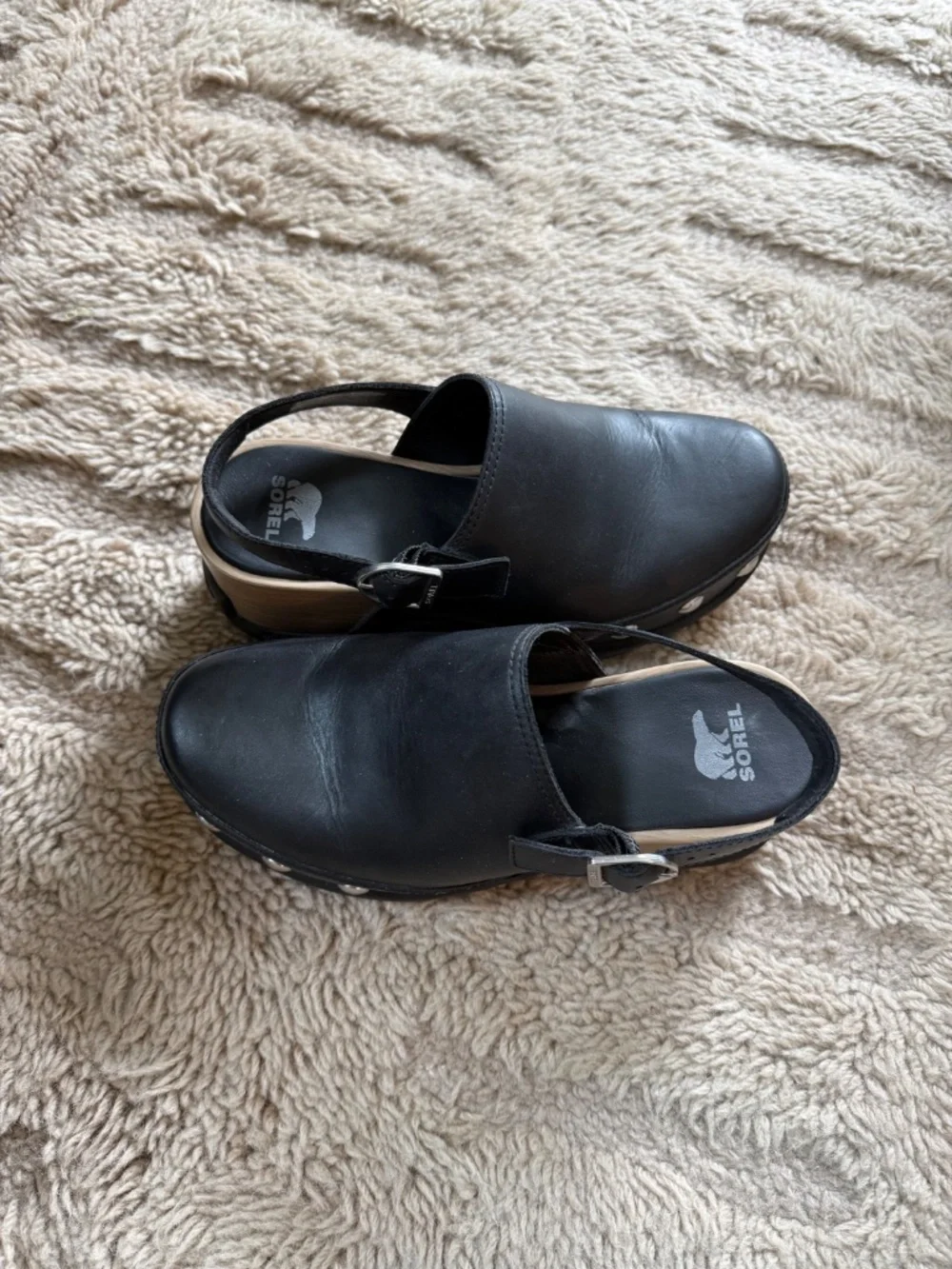 Sorel Roam'N Clog Black Women's Size 8.5 EUC - Picture 4 of 6